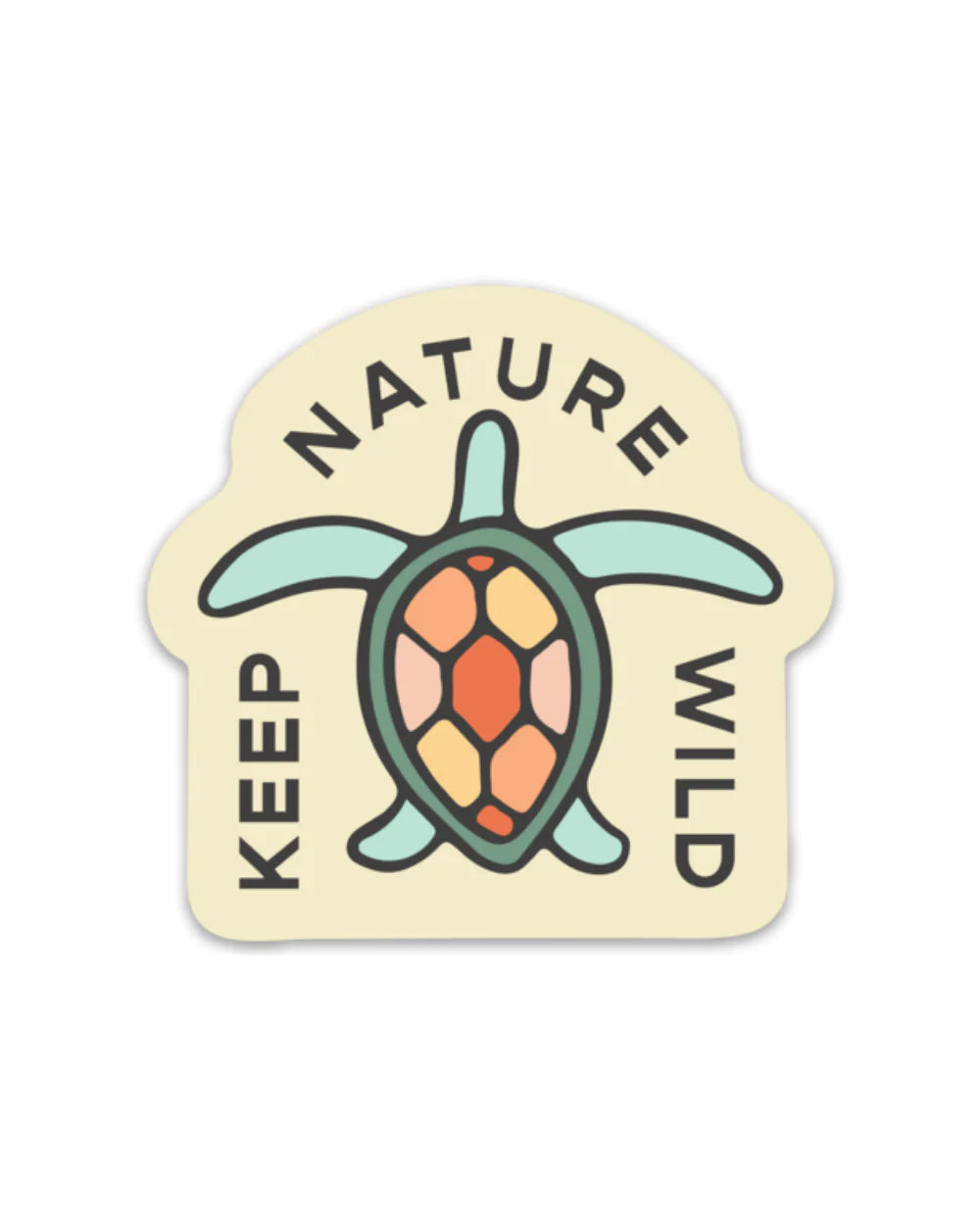 Wild Turtle Sticker