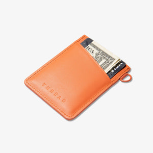 Thread Wallets Apricot Vertical Card Holder