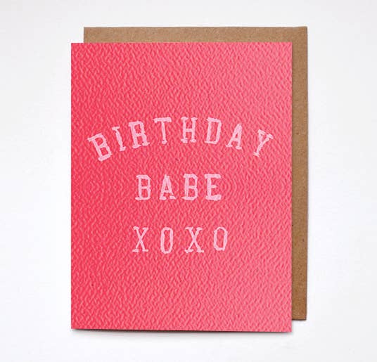Birthday Babe Card