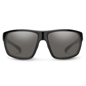 Suncloud Optics Boone Sunglasses Black: Polarized Grey Lens