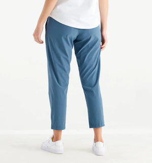 Free Fly Women's Breeze Cropped Pants - Pacific Blue