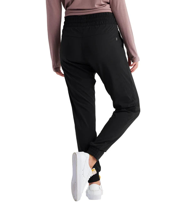 Free Fly Women's Bamboo-Lined Breeze Pull-On Jogger: Black - FINAL SALE