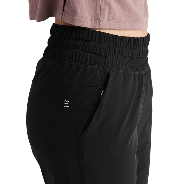 Free Fly Women's Bamboo-Lined Breeze Pull-On Jogger - Black