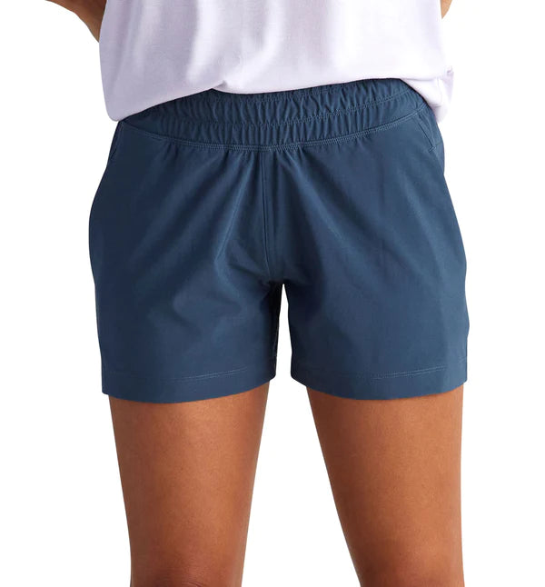 Free Fly Women's Pull On Breeze Shorts: Blue Dusk II
