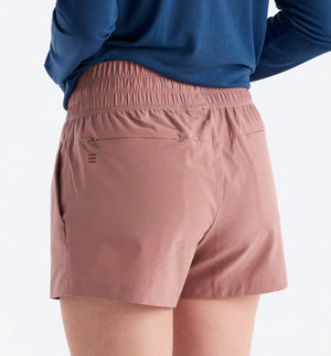 Free Fly Women's Pull On Breeze Shorts - Light Sangria
