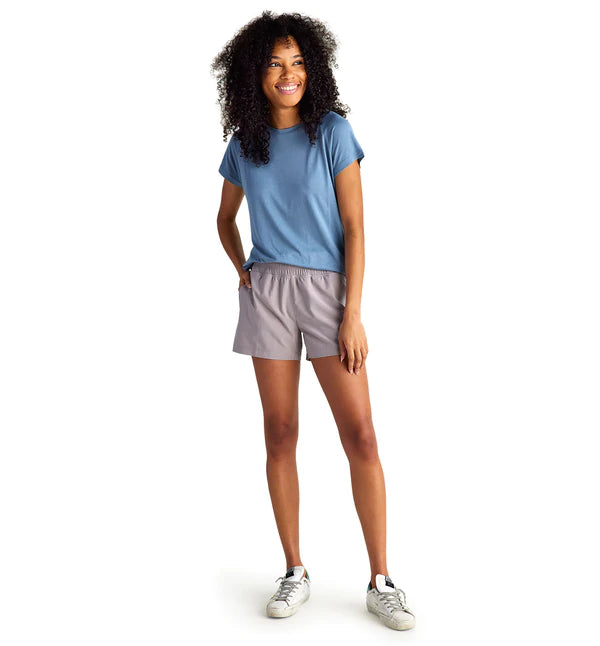 Free Fly Women's Pull On Breeze Shorts | Silver Stone