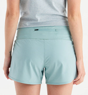 Free Fly Women's Bamboo Lined Breeze Shorts - 4" Inseam / Sea Glass