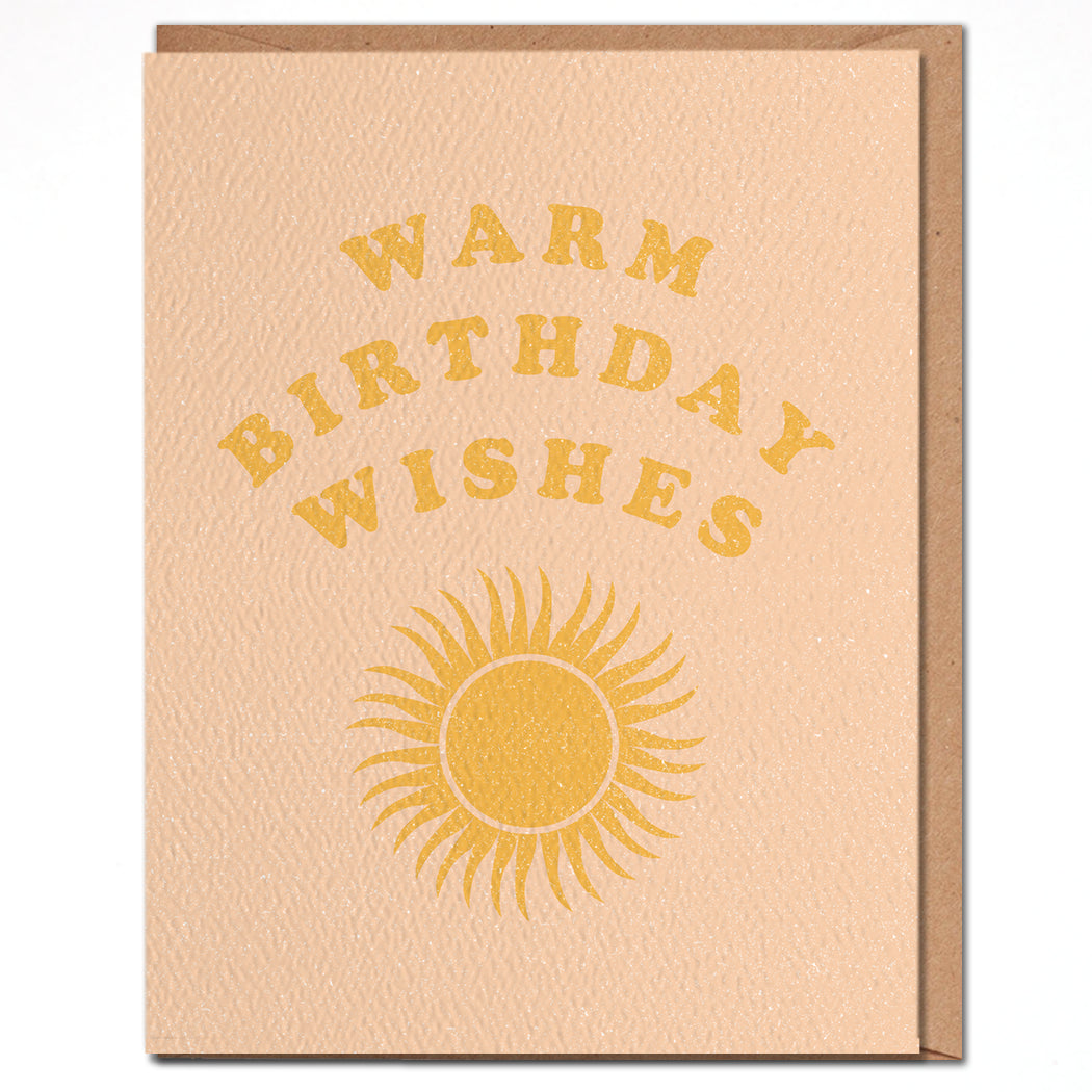 Warm Birthday Wishes Card