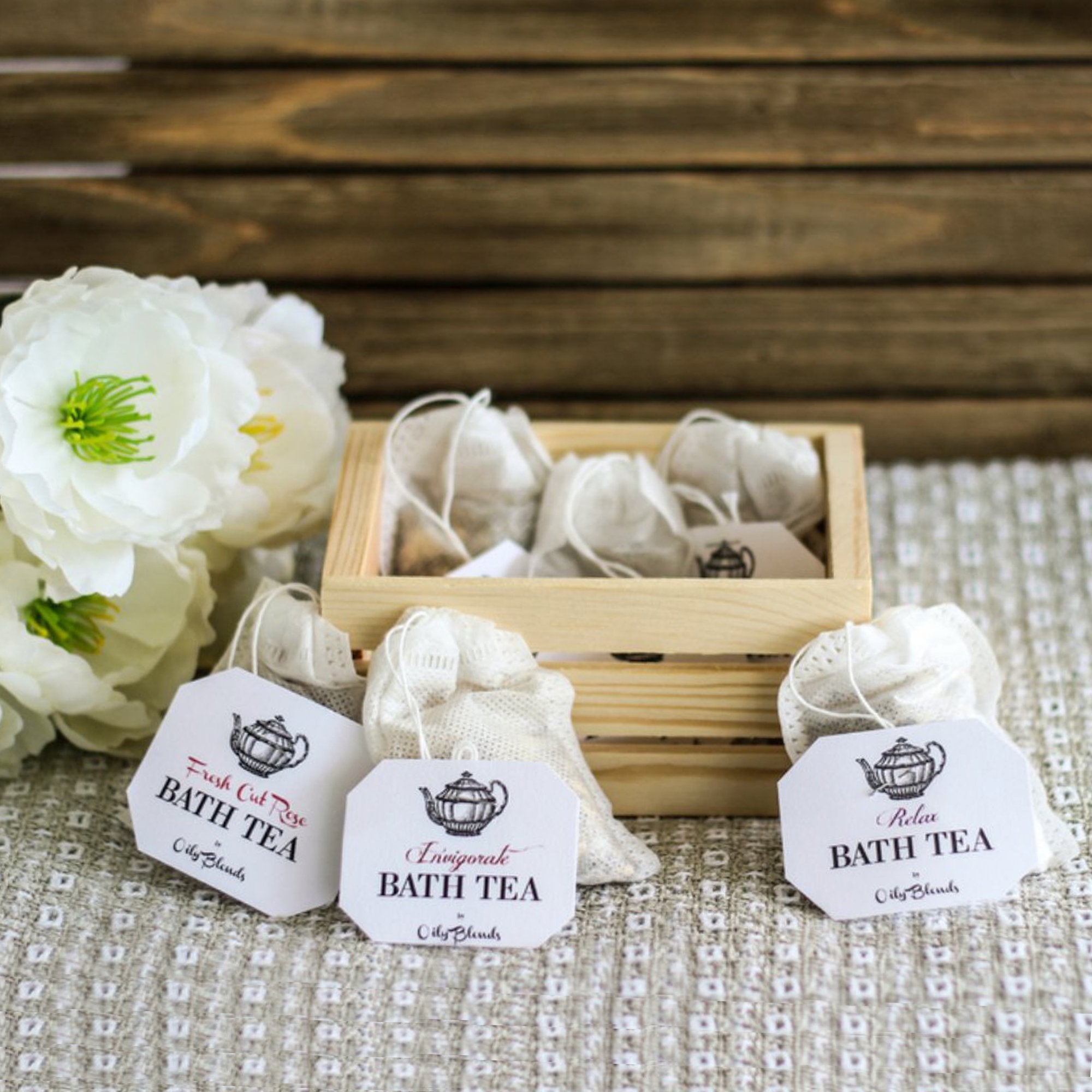 Oily Blends Tea Bag: 8 Scents Available