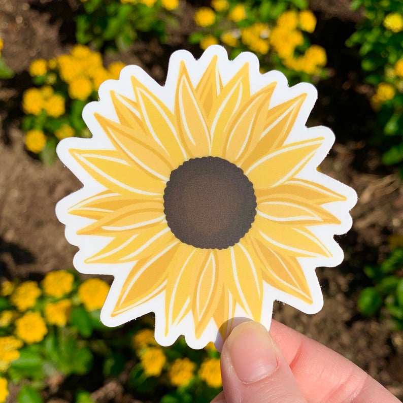 Sunflower Sticker