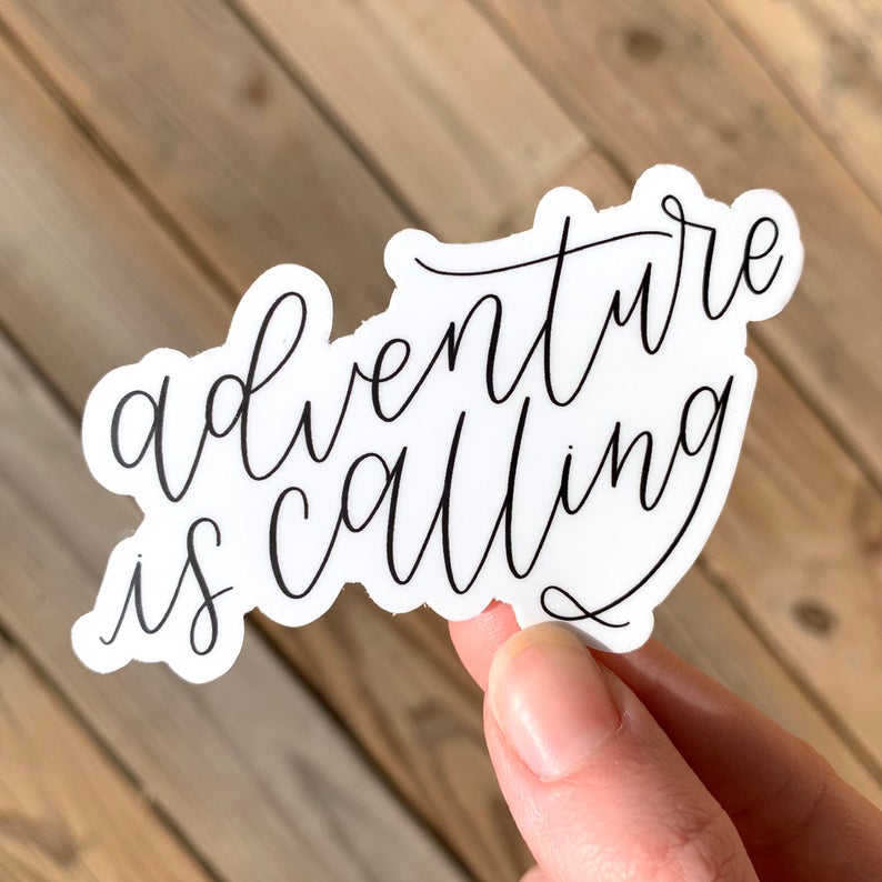 Adventure is Calling Sticker
