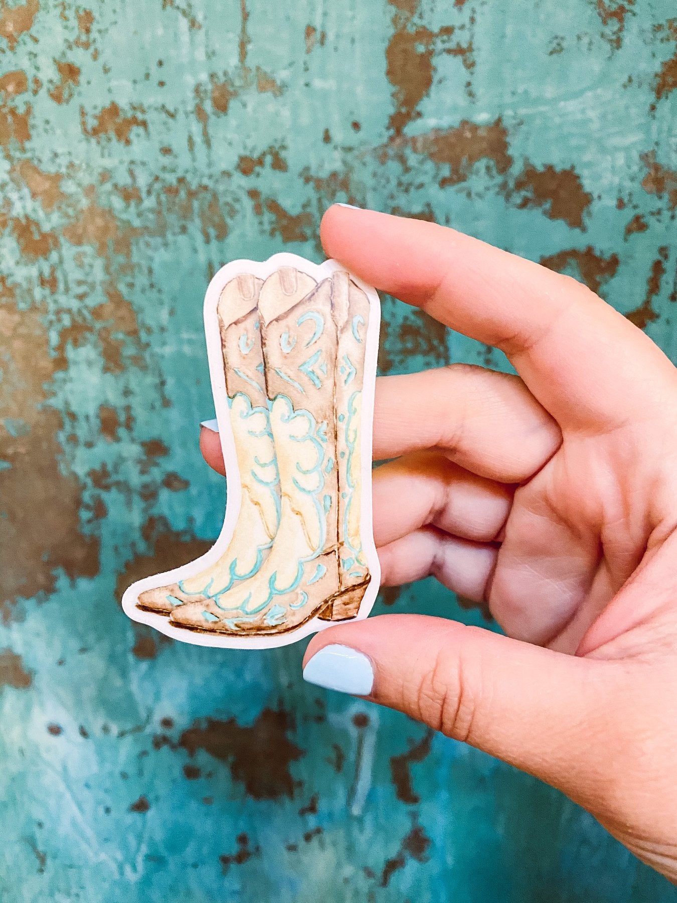 Cowboy Boots Sticker