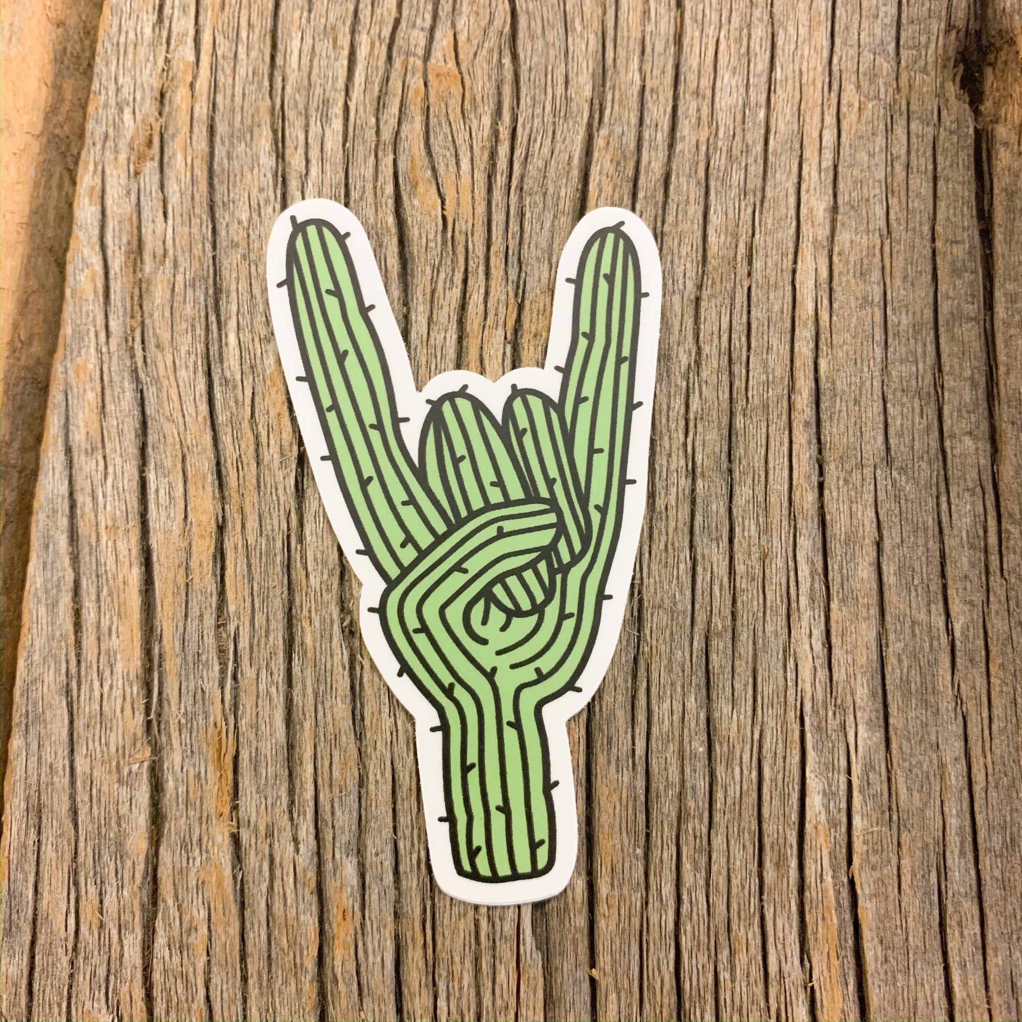 The Rockin' Saguaro Sticker