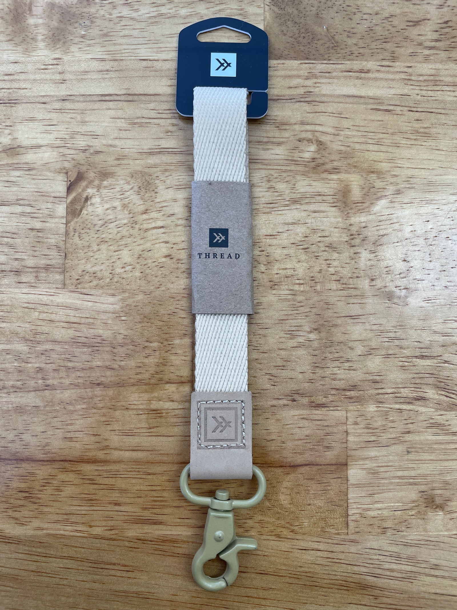 Thread Wallets Gold Wrist Lanyard