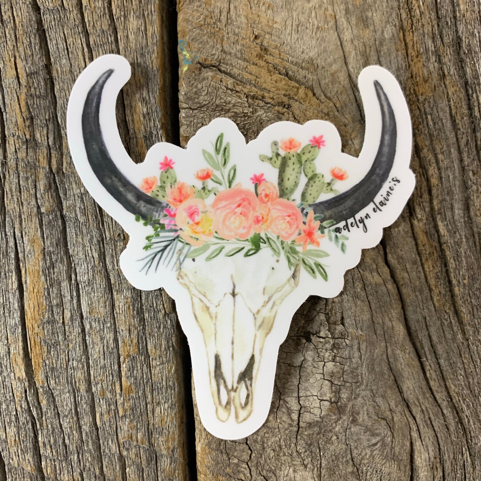 MISS. MAYBELLE - BULL SKULL STICKER
