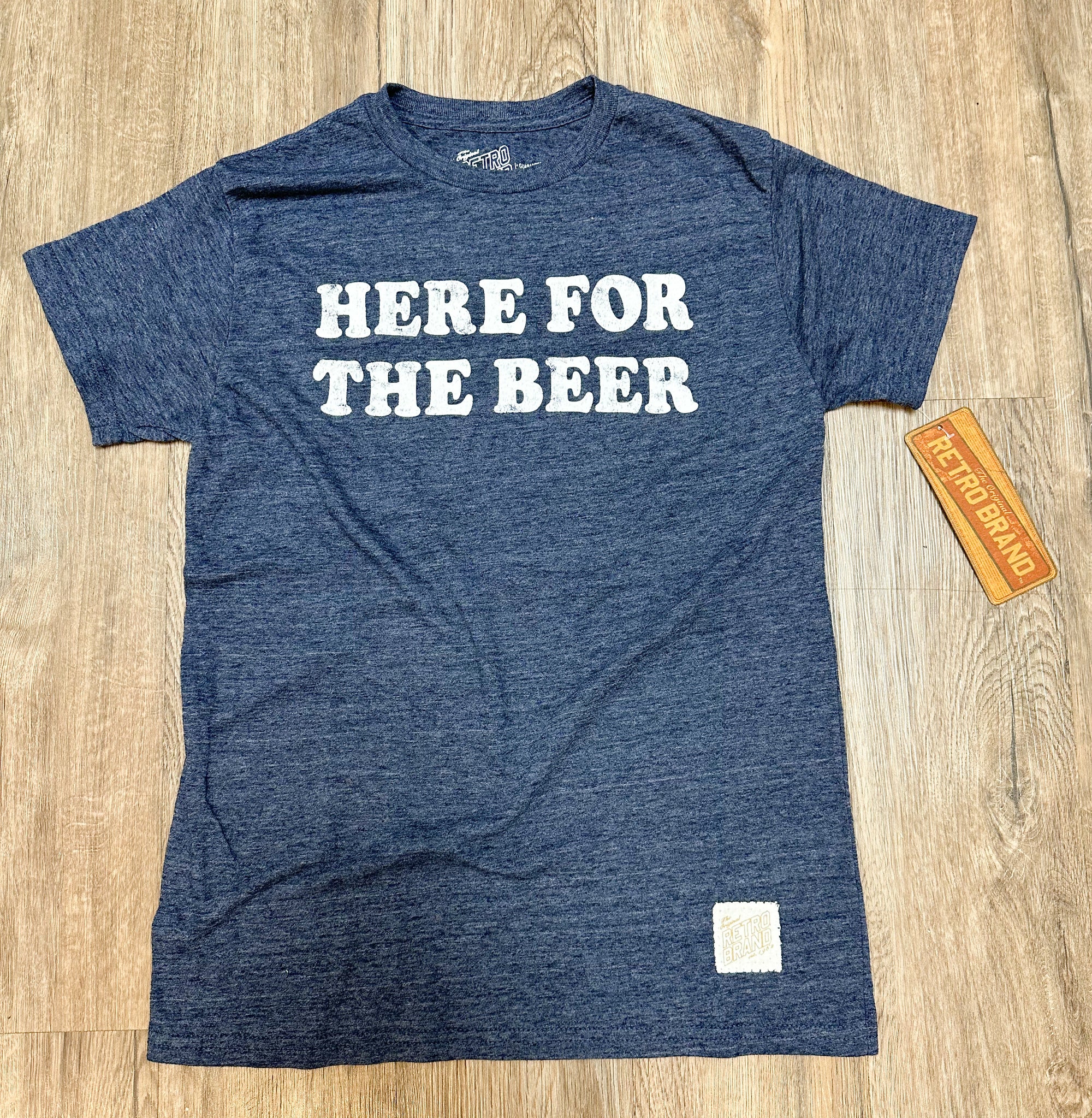 The Retro Brand Here for the Beer Tee