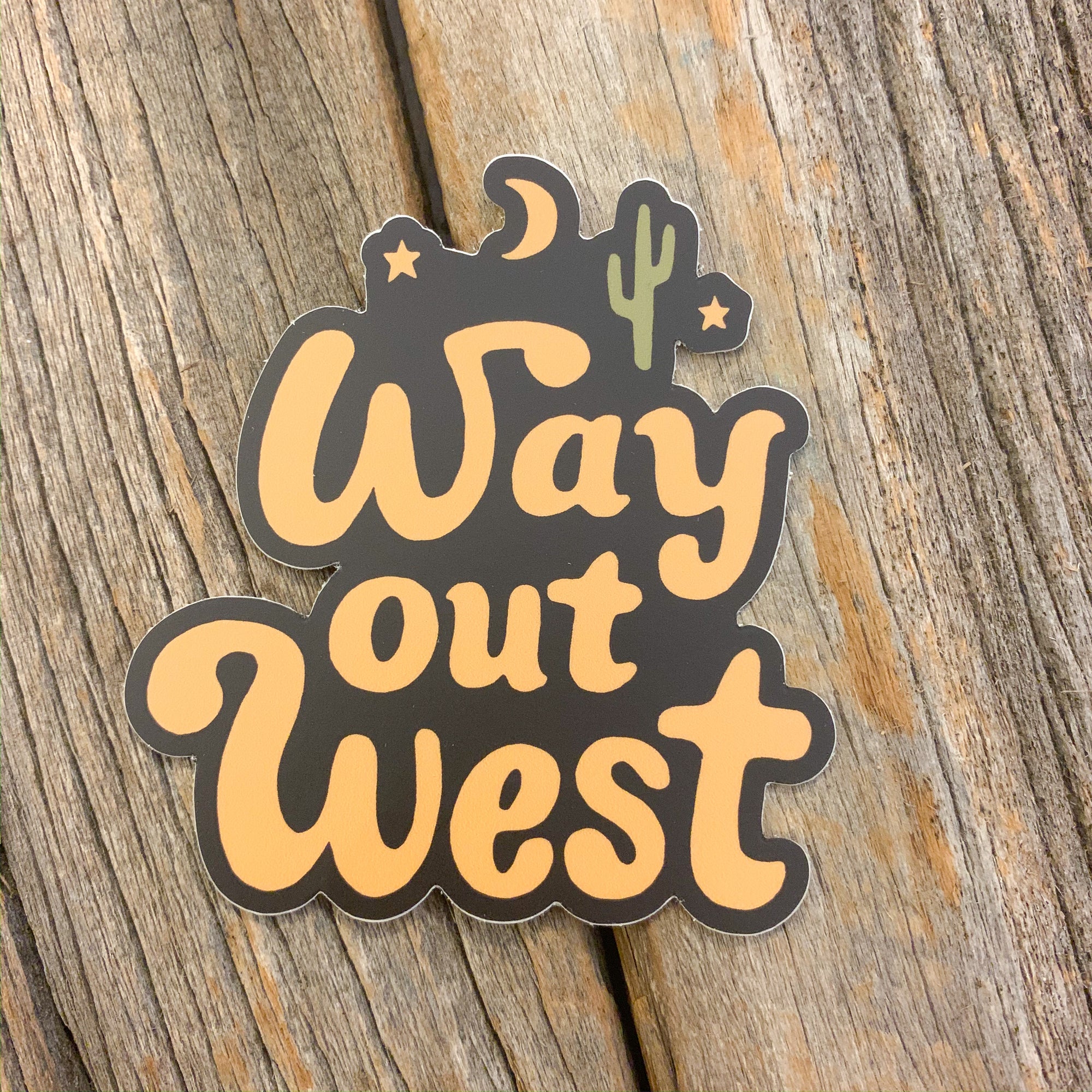 The Way Out West Sticker