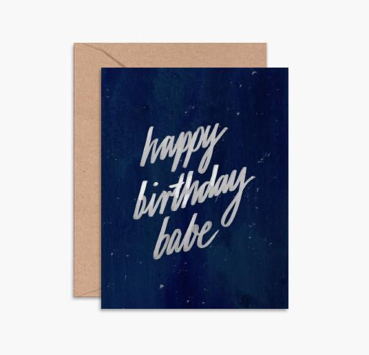 Happy Birthday Babe - Card