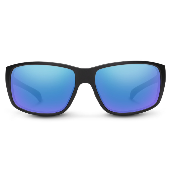 Suncloud Optics Milestone Sunglasses Matte Black - Polarized Blue Mirr -  Southern Sol
