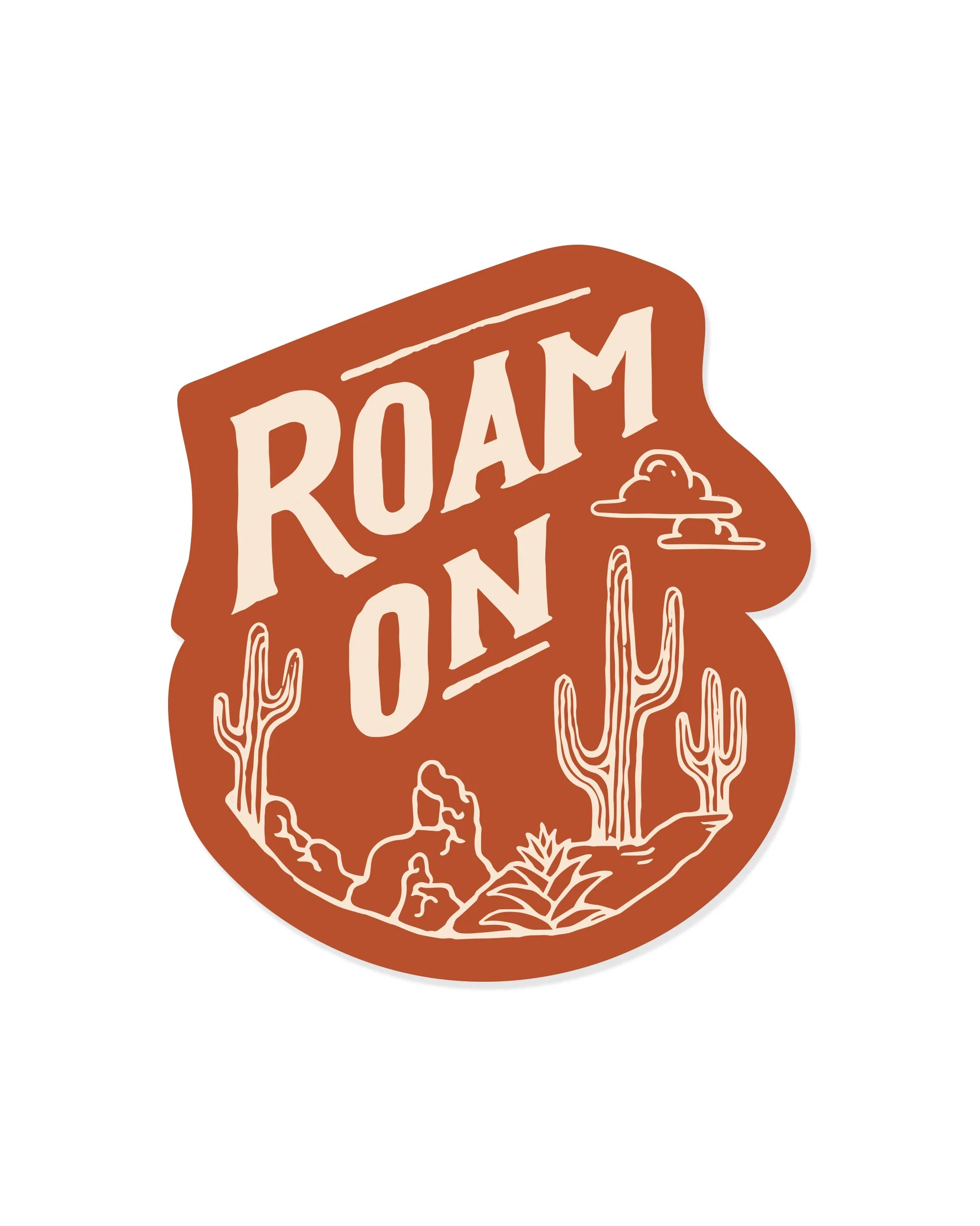 Roam On Sticker