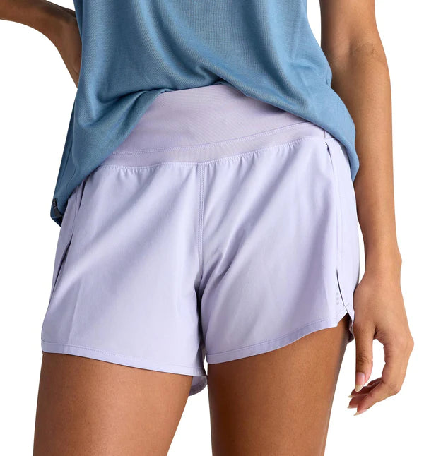 Free Fly Women's Bamboo Lined Breeze Shorts - 4" Inseam / Lavender