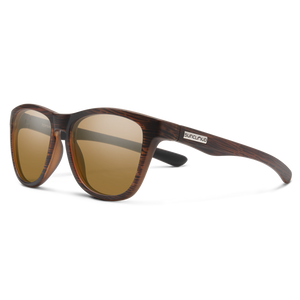 Suncloud Optics Topsail Sunglasses Burnished Brown: Polarized Brown Lens