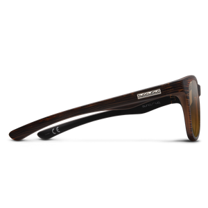 Suncloud Optics Topsail Sunglasses Burnished Brown: Polarized Brown Lens